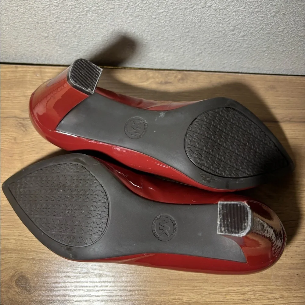 Michael Kors Glossy Red Heels
